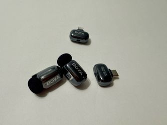Like New BOYA Mini 2 Wireless Mic for iPhone & Android