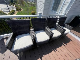 Outdoor table and chairs