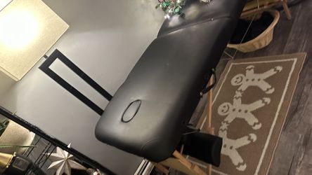 Heavy Duty Massage Bed Portable Black