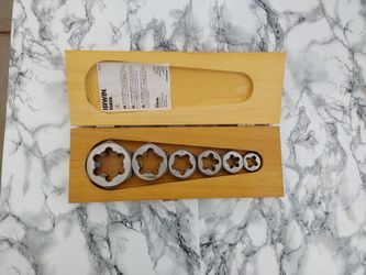 6 PC SET national pipe TAP SIZE