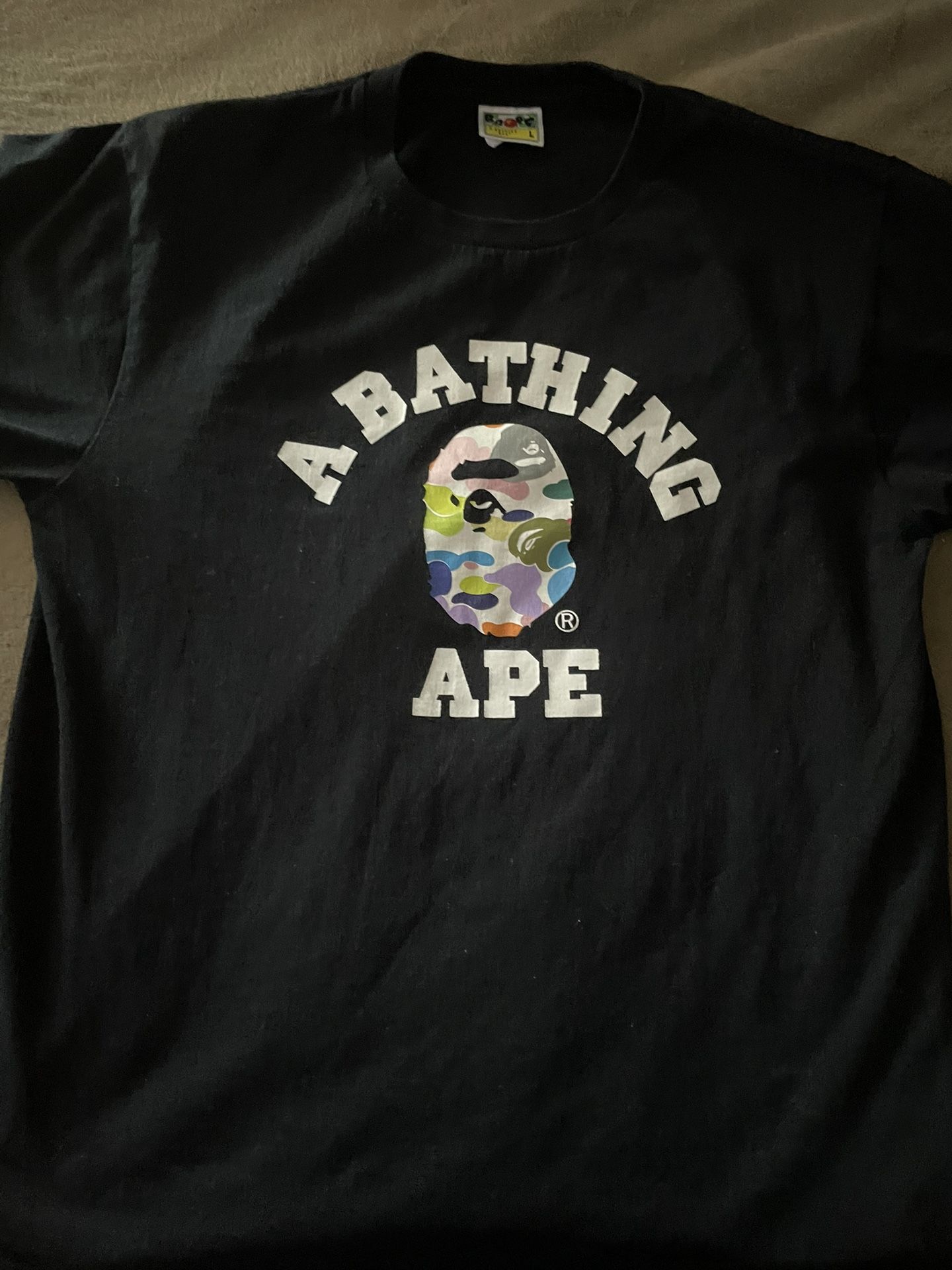 Black Bape Shirt Size Large