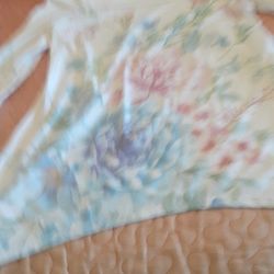 Cold Sholder Hankie Hem Tunic By Casa Lee