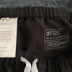 FIGS Scrub Pant, XL Black - Technical Collection