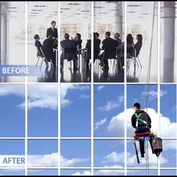 Business privacy tint