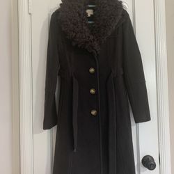 Michael Kors Wool Coat. Size2, Dark green 