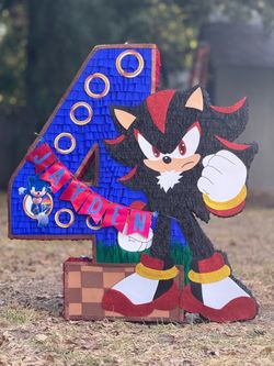 Number 4 piñata