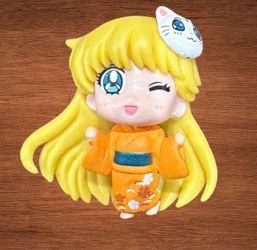 SAILOR MOON MEGAHOUSE PETIT CHARA LETS GO FESTIVAL EDITION. RARE.COLLECTIBLE TOY