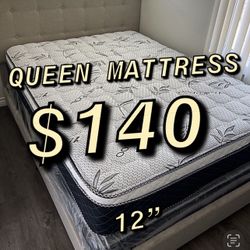 NEW QUEEN MATTRESS ONLY $140