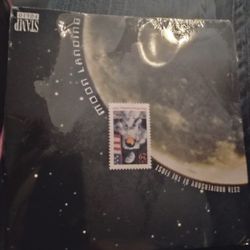 Moon landing stamps folio