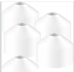 50 Pcs Soccer Cones 7.5 Inch Cones for Agility Training