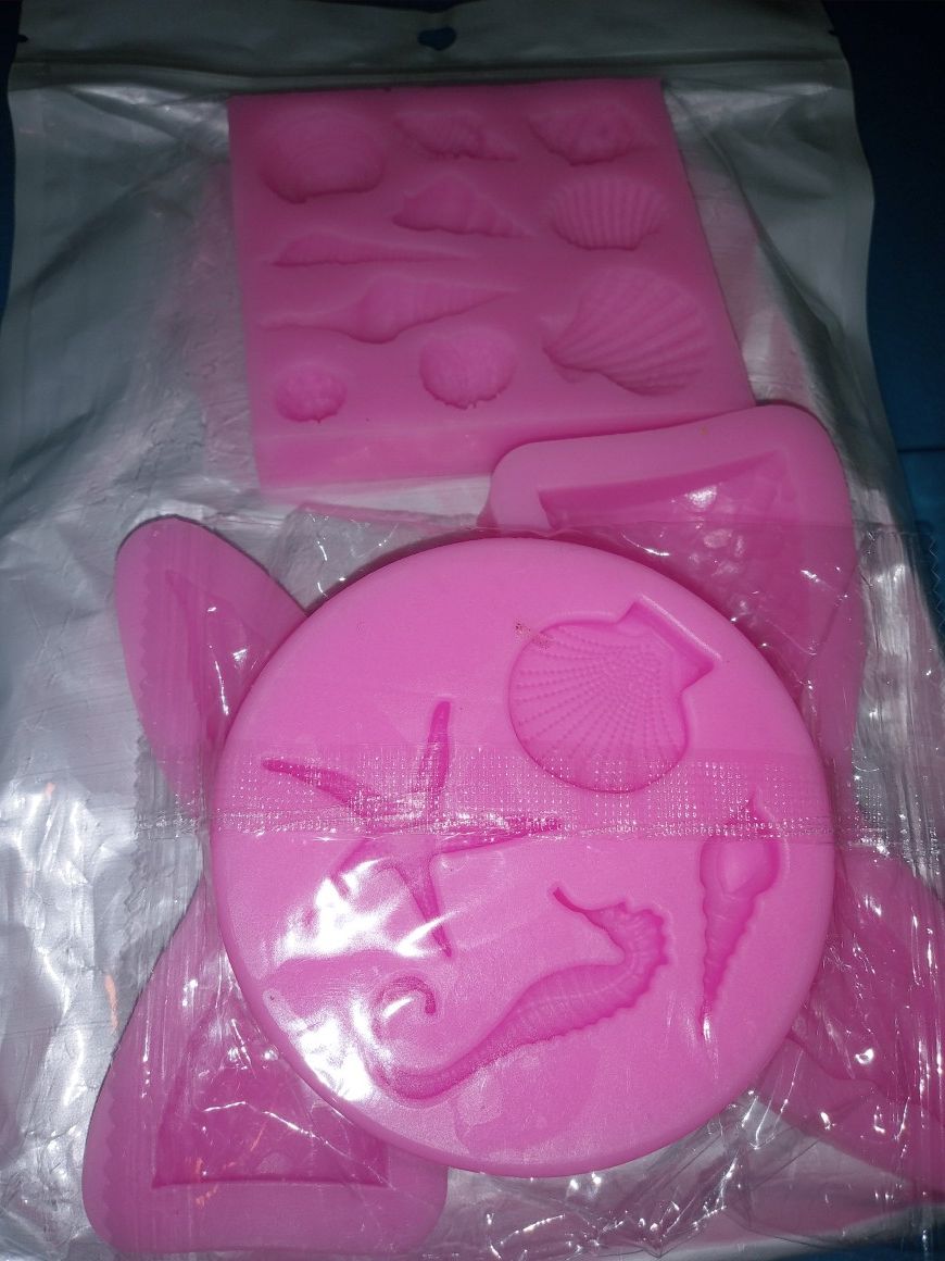 Mermaid Fondant Silicone Molds