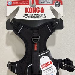 Kong Waste Bag Harness/ Sz Small/ Black