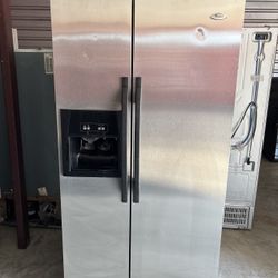 Whirlpool Stainless Steel Refrigerator And Freezer