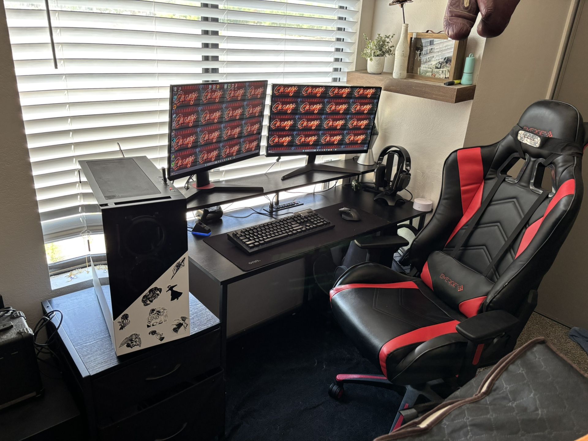 Full Gaming Pc With Desk