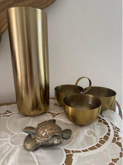 Triple Nuts Container( Set) With Beautiful Turtle Jewelry Place