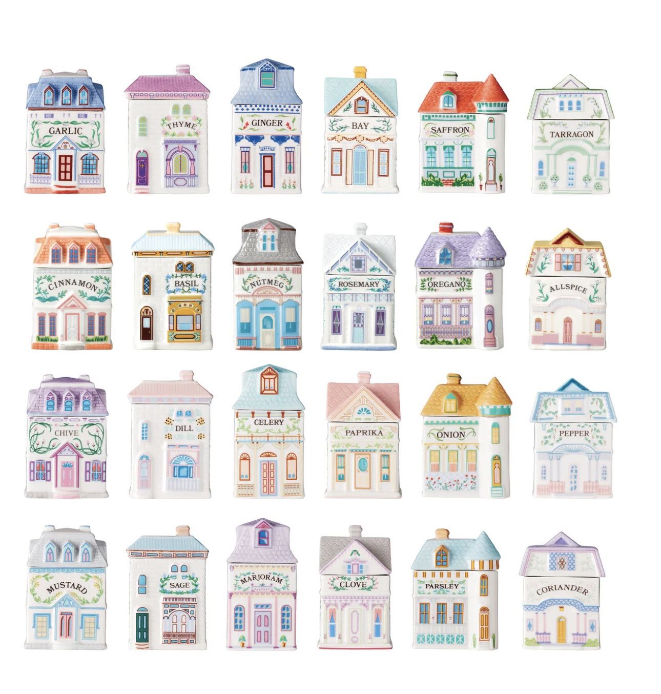 Lenox Spice Village 24-Jar Full Collection