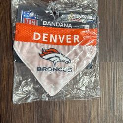 New:  NFL Denver Broncos S/M Reversible Bandana