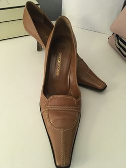 Brown leather pumps heels  Sergio Rossi