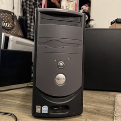 VINTAGE Retro Dell Dimension B110 PC Computer / Intel Pentium 4 2.66GHz / 512MB DDR RAM / 160GB HDD / Windows XP Pro SP3 + Games