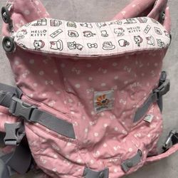Hello Kitty PINK Polkadot Sanrio Ergobaby Omni 360 adjustable Cotton Baby Carrier LIMITED EDITION