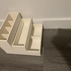 Pottery barn makeup storage