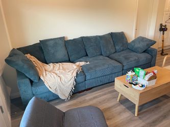 122" Corduroy Sofa