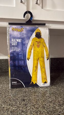 Halloween costume hazmat suit age 14-16