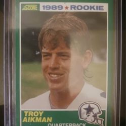 Super Nice Lot Of 3 Troy Aikman Cards In MINT CONDITION 