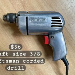 Craftsman Corded Drill