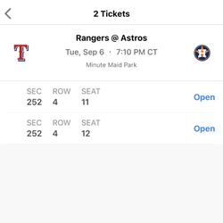Astros Tickets 