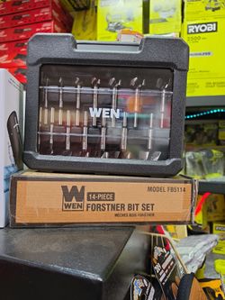 WEN 14pc Forstner bit set in hardcase, New, Financing Available