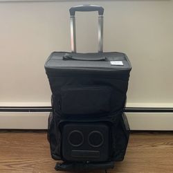 The “Super Real Cooler” Roller With 20-Watt Bluetooth Speaker Cooler 24” Tall Easy Setup Works