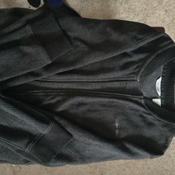 2022 christmas adult grey zip-up jacket