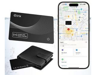 Brand New Wallet Tracker Card,Thin Finder, Item Finder Works with Apple Find My (iOS Only), IP68 Waterproof Item Locator for Luggage Tags, Passports, 
