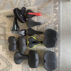 11 BICYCLE SEATS