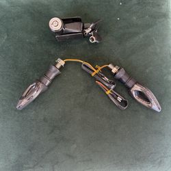 Motorcycle signal and lock