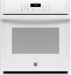 GE 27" White Single Electric Wall Oven New