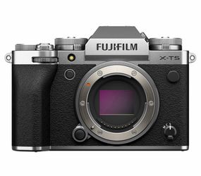 **Fujifilm X-T5 Camera Body Only, Silver, Excellent Condition**, priced at **$1,300 value **.