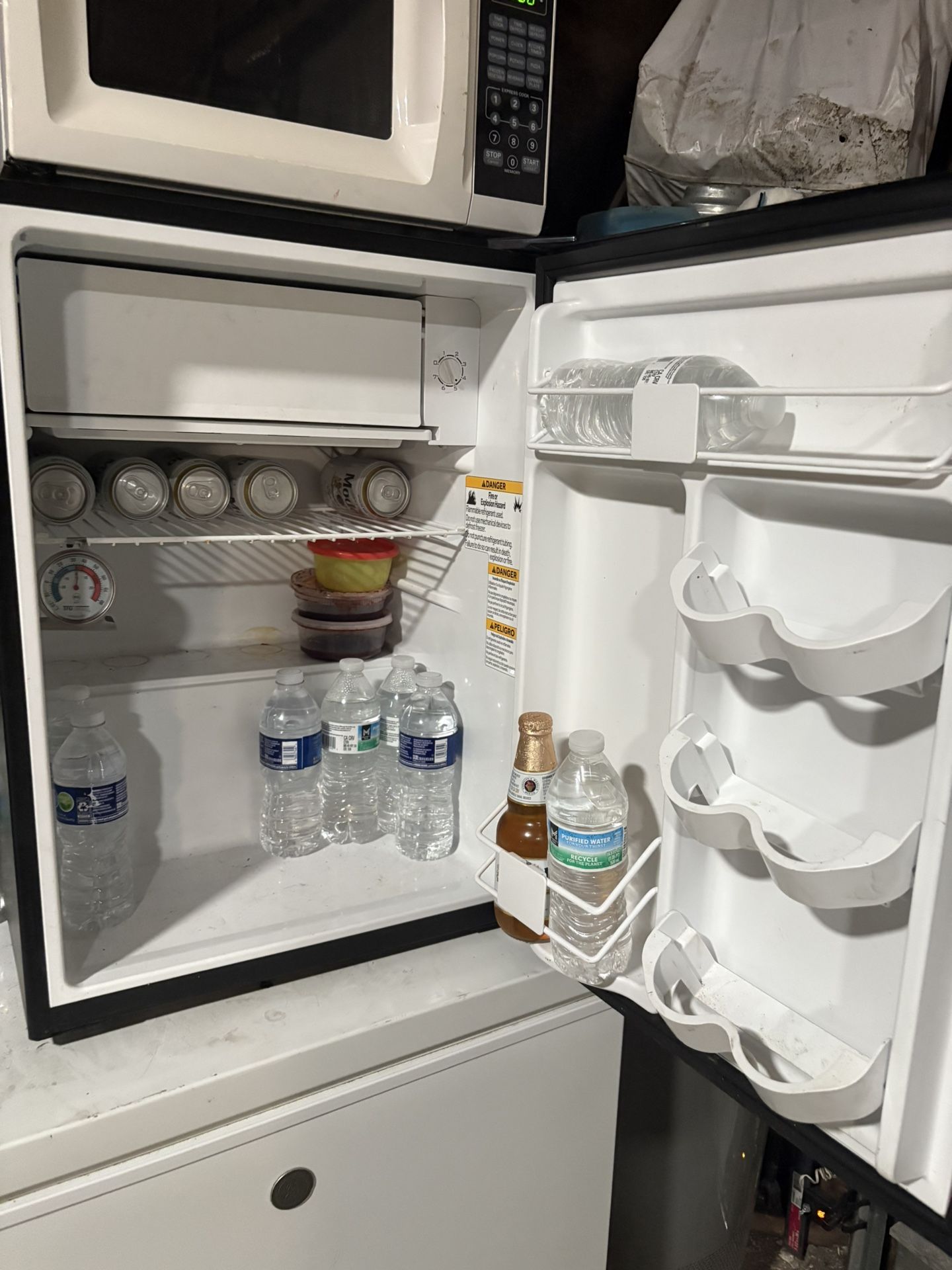 Freezer And Mini Refrigerator