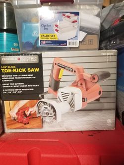Toe kick saw 3- 38" blade