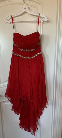 Red Dress With Rhinestones