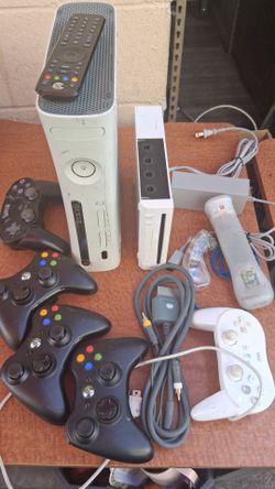 Nintendo Wii and Xbox360 with accessories.  Take all 1 price.