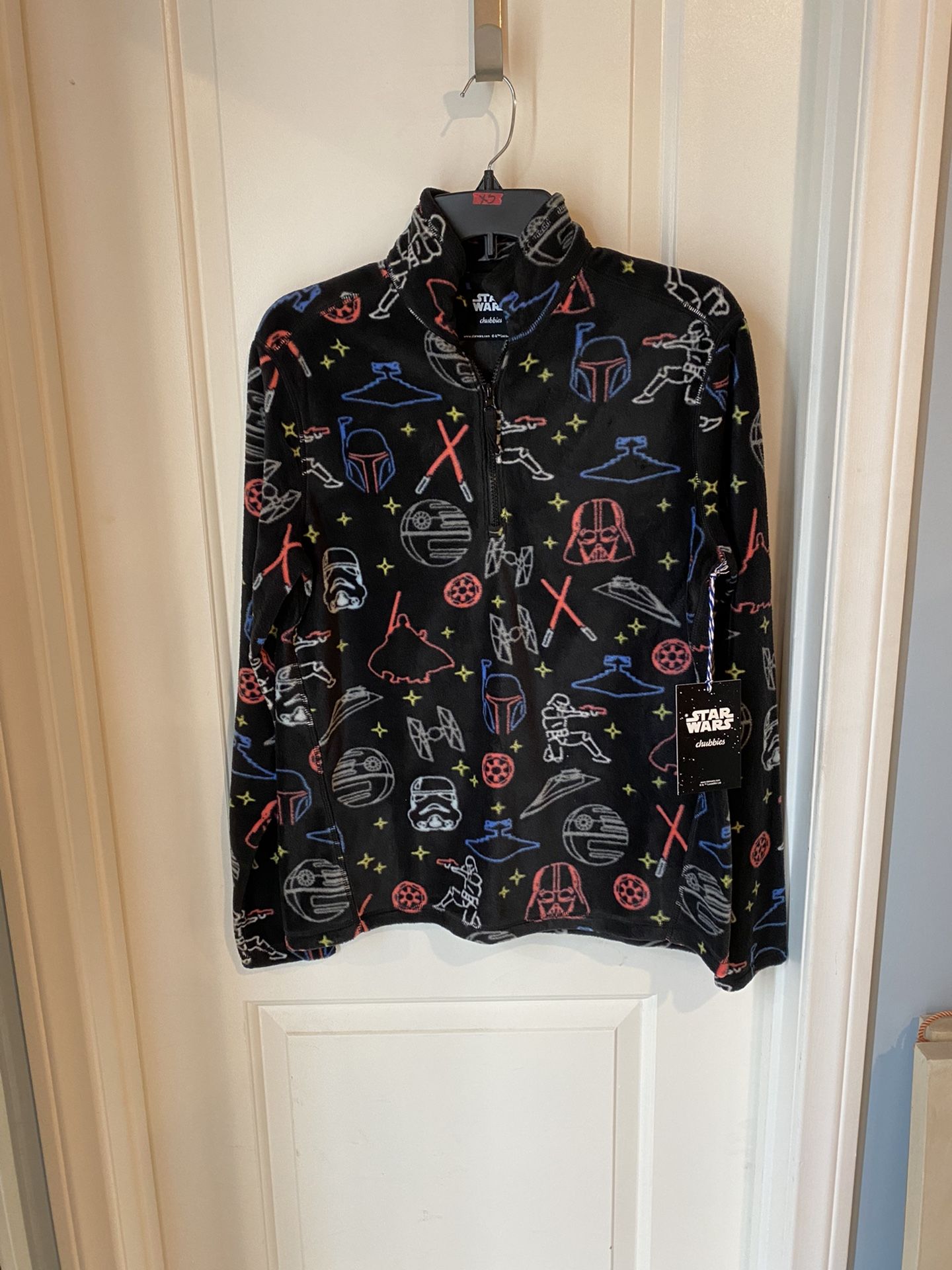Disney Star Wars Chubbies 1/4 Zipper Fleece Sweater