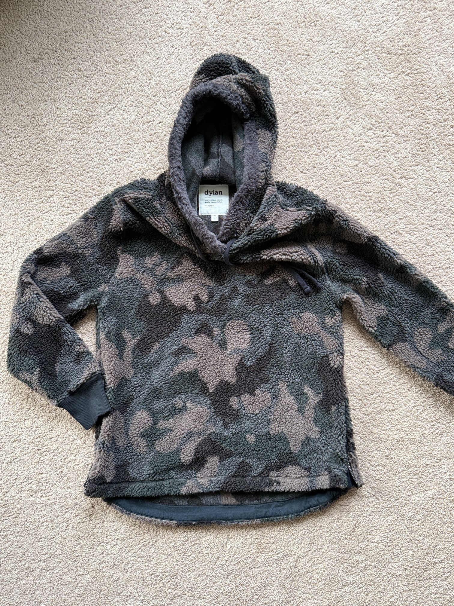 Dylan Fleece camo hoodie M 