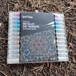 Metallic Dot Dual Tip Markers