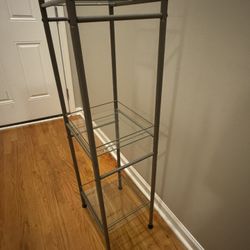 4-shelf steel bathroom or plant stand  Bathroom Storage Tower