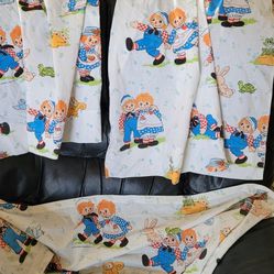 Vintage Raggedy Ann And Andy Curtains