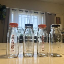 Balenciaga x Erewhon Glass Bottle – Rare Collectible set of 4  