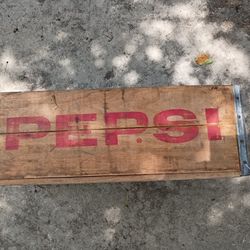 Vintage Pepsi Wood Crate