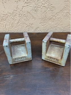 50 lbs Test Scale Weights Pair